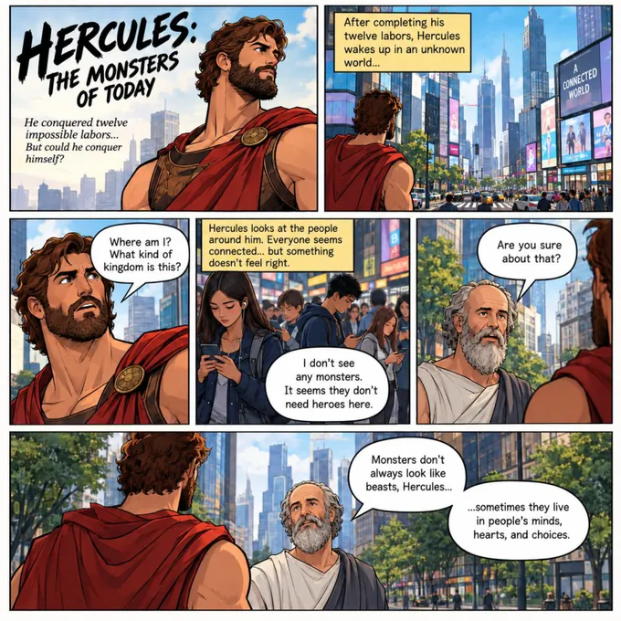 Vista previa de Hercules: The Modern Monsters Today